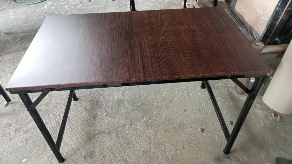 Meja lipat semi permanen ukuran 120*60*76