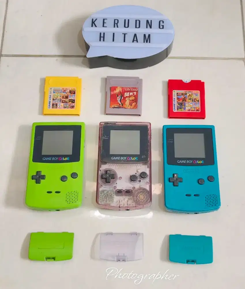 Gameboy color original mulus bonus kaset