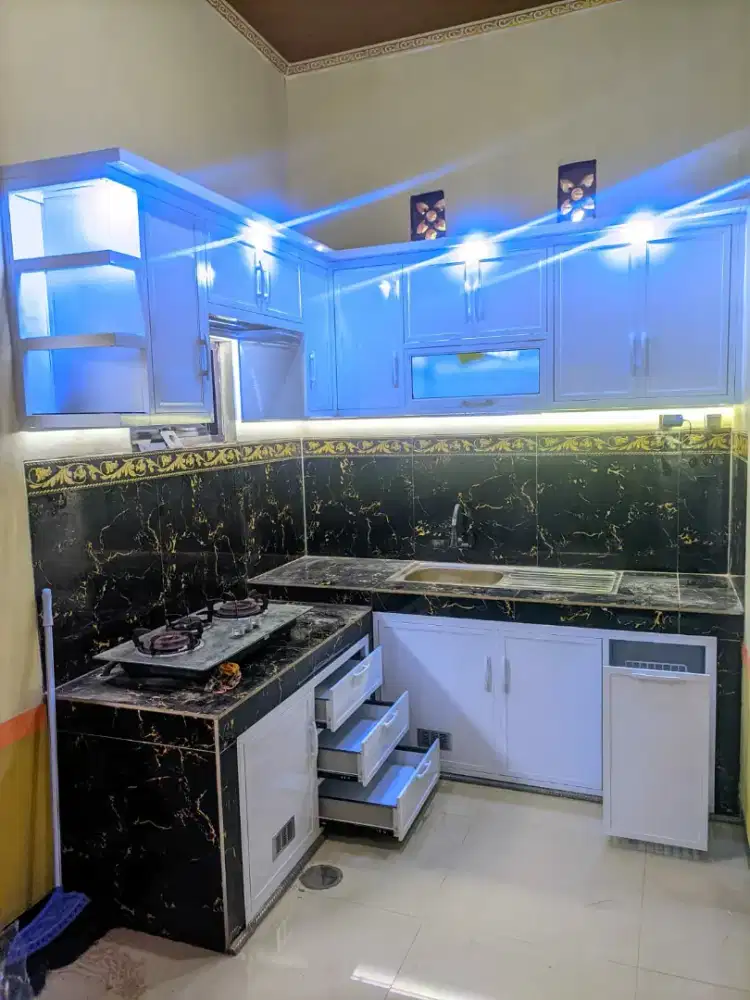 Kitchenset almunium acp ,anti rayap tahan air/ jk