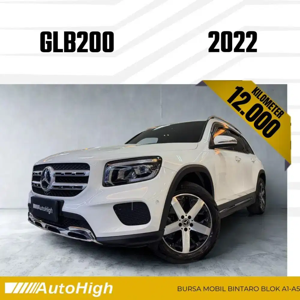 DP10% [Km12.000] GLB200 2022 White / GLB 200 Reg 2023 #AUTOHIGH