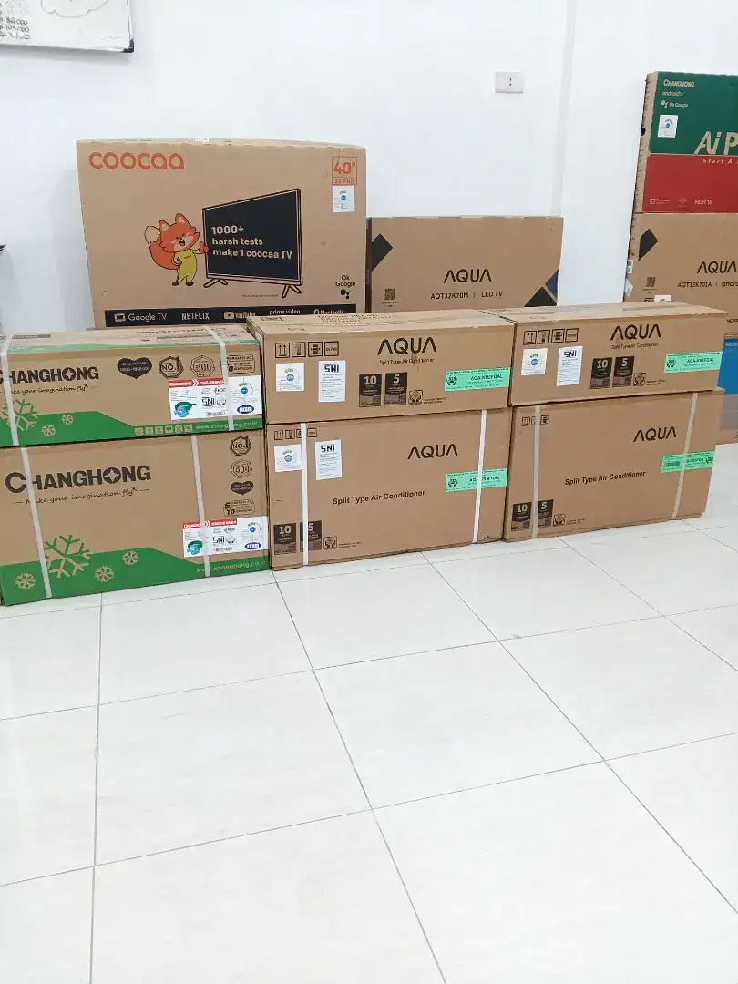 AC Aqua 1/2 PK include pemasangan material