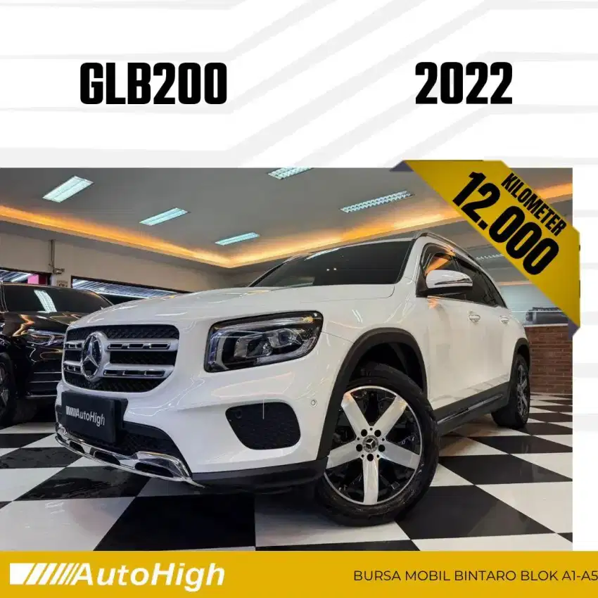 DP10% [Km12.000] GLB200 2022 White / GLA 200 Reg 2023 #AUTOHIGH
