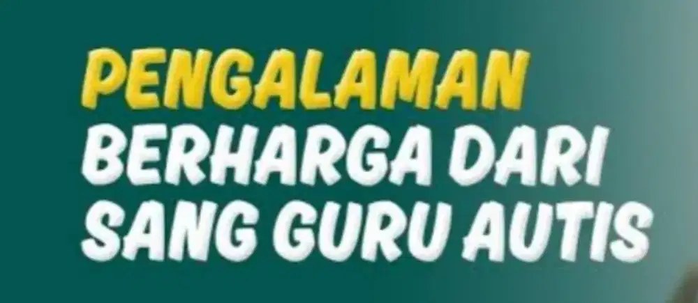 GURU/Therapist AUTIS KUDUS