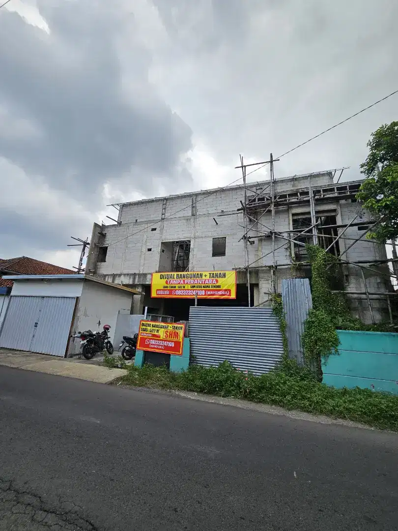 Dijual murah tanah + bangunan SHM atas nama pribadi