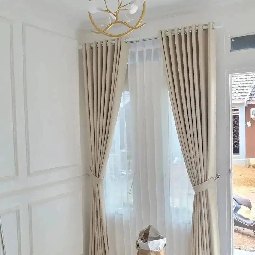 Jual & Pasang Gorden Vitrase Wallpaper Roller Blinds Korden Gordeng