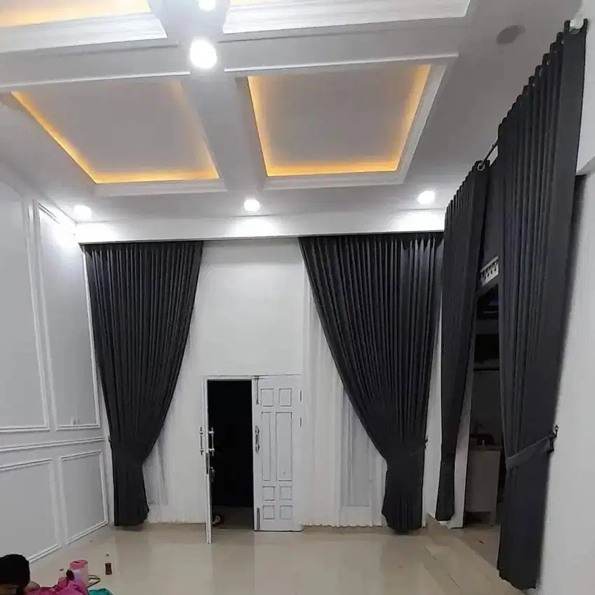 Jual & Pasang Gorden Vitrase Wallpaper Roller Blinds Korden Gordeng