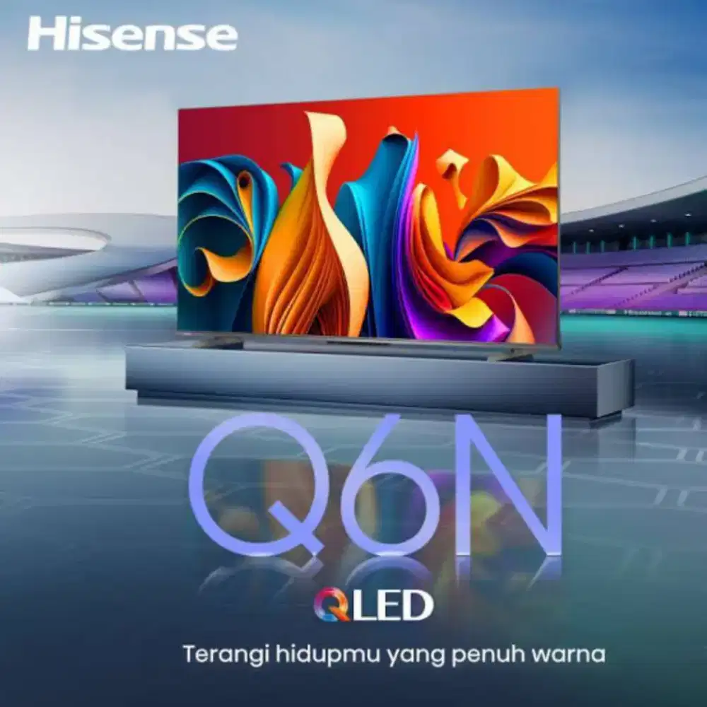 100 inch QLED hisense 100Q6N,di jual Cepat bos