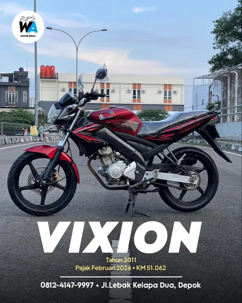 Di Jual Yamaha Vixion Old Tahun 2011 Istimewa