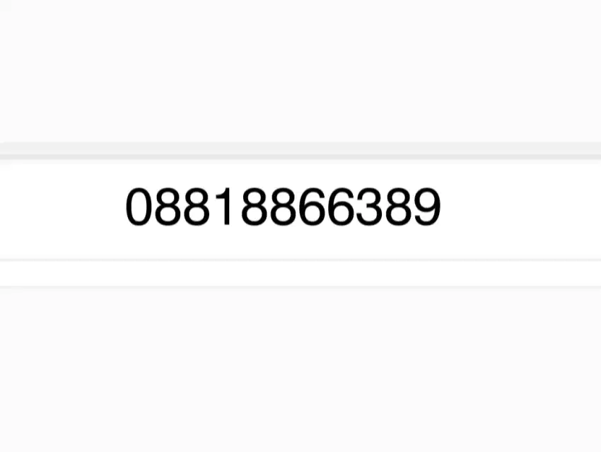 Nomor Smartfren 11 digit cantik dan rapi 8866