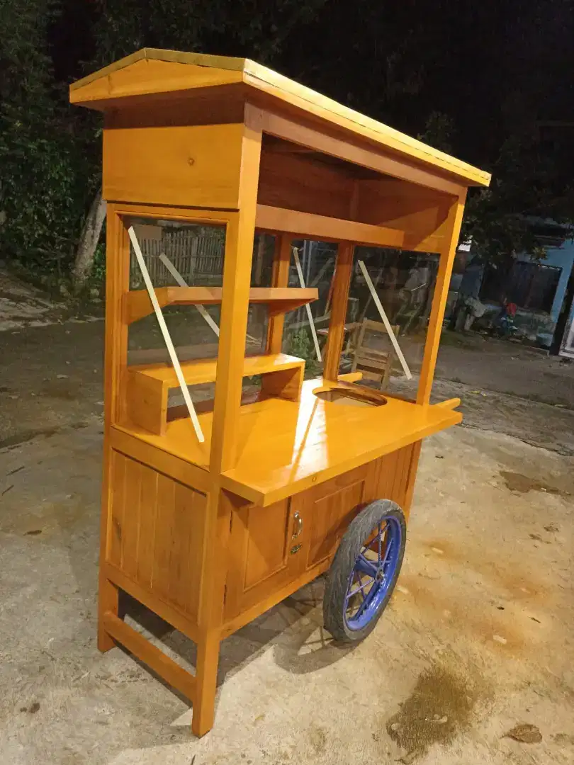 Gerobak Angkringan jg Melayani Pesanan Grobak Bakso Mie Bubur Sate dlL