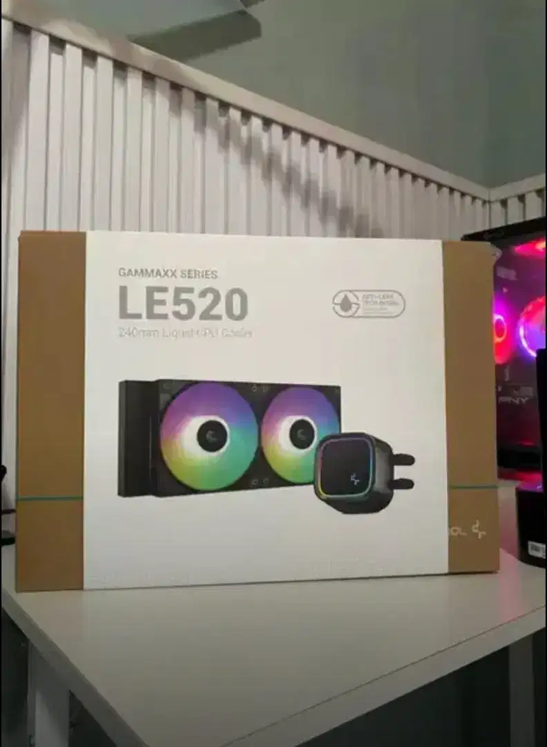 pc part liquid coolee deepcool le520 argb