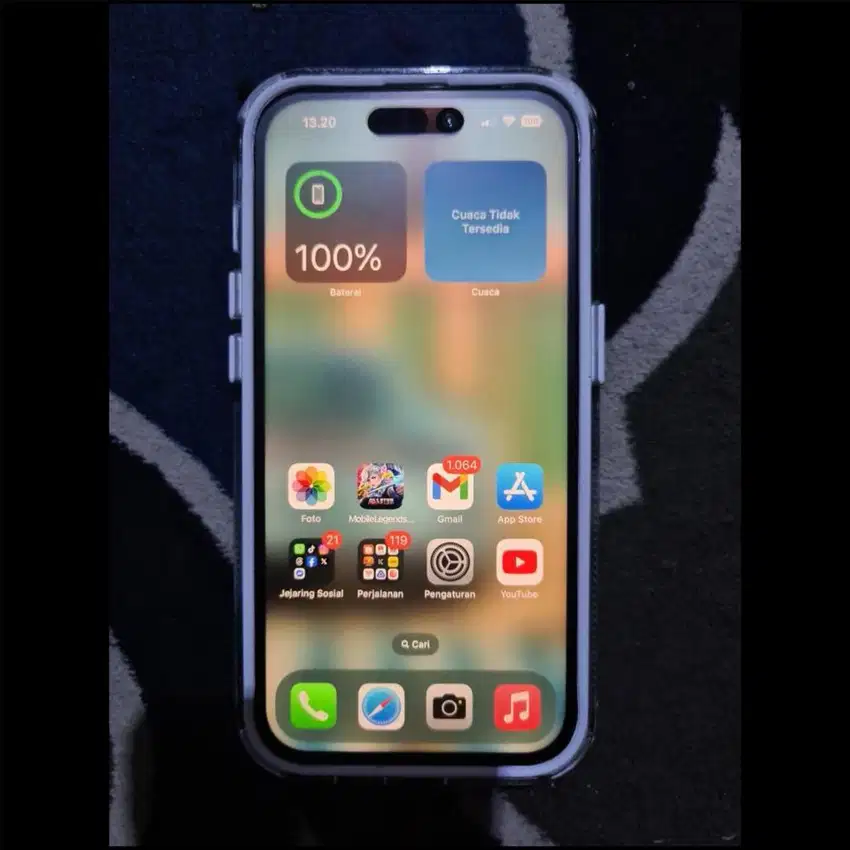 iPhone 14 pro 256GB inter All operator (yang dipakai kartu 3 tri)