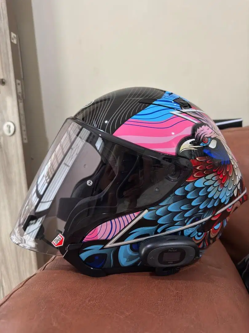 Helm NJS Merak dan Intercom Parani A10