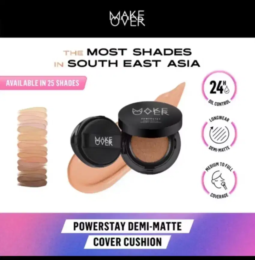 Make over demi-matte cushion