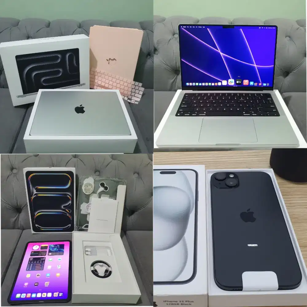 Terima Jual Beli Macbook Pro Air M1 M2 M3 M4 iPhone iPad Ditampung