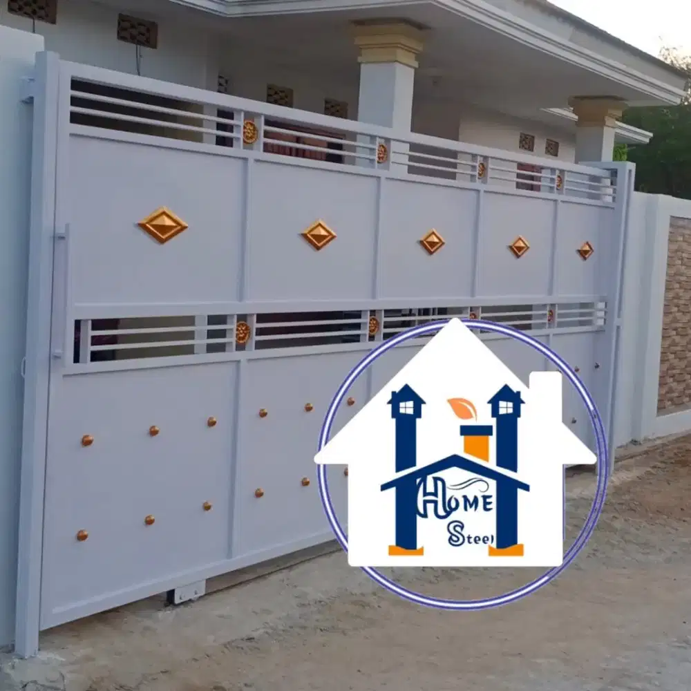 Bengkel las Lampung tralis kanopi pintu pagar gerbang tangga