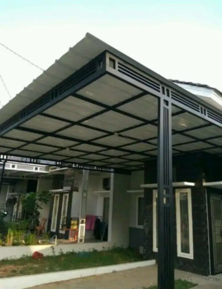 Bengkel las Lampung tralis kanopi pintu pagar gerbang tangga