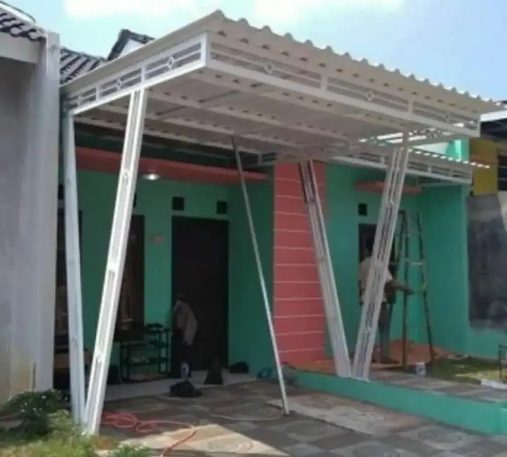 Bengkel las Lampung tralis kanopi pintu pagar gerbang tangga