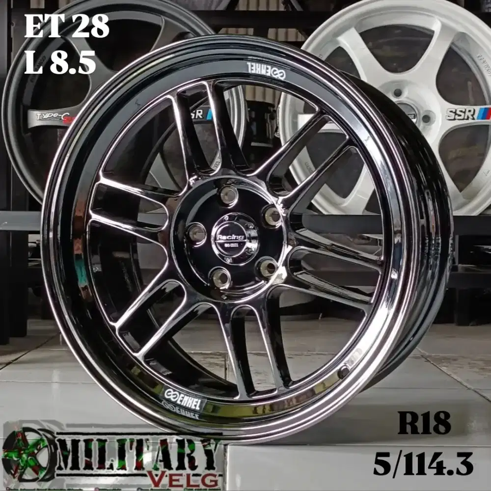 Enkei RPF1 FACE2 R18 Blackchrome