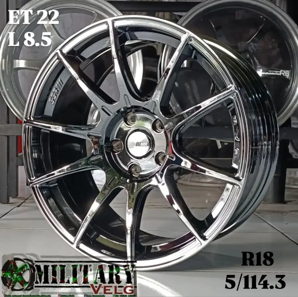 SSR ROA Flowforming R18 Blackchrome