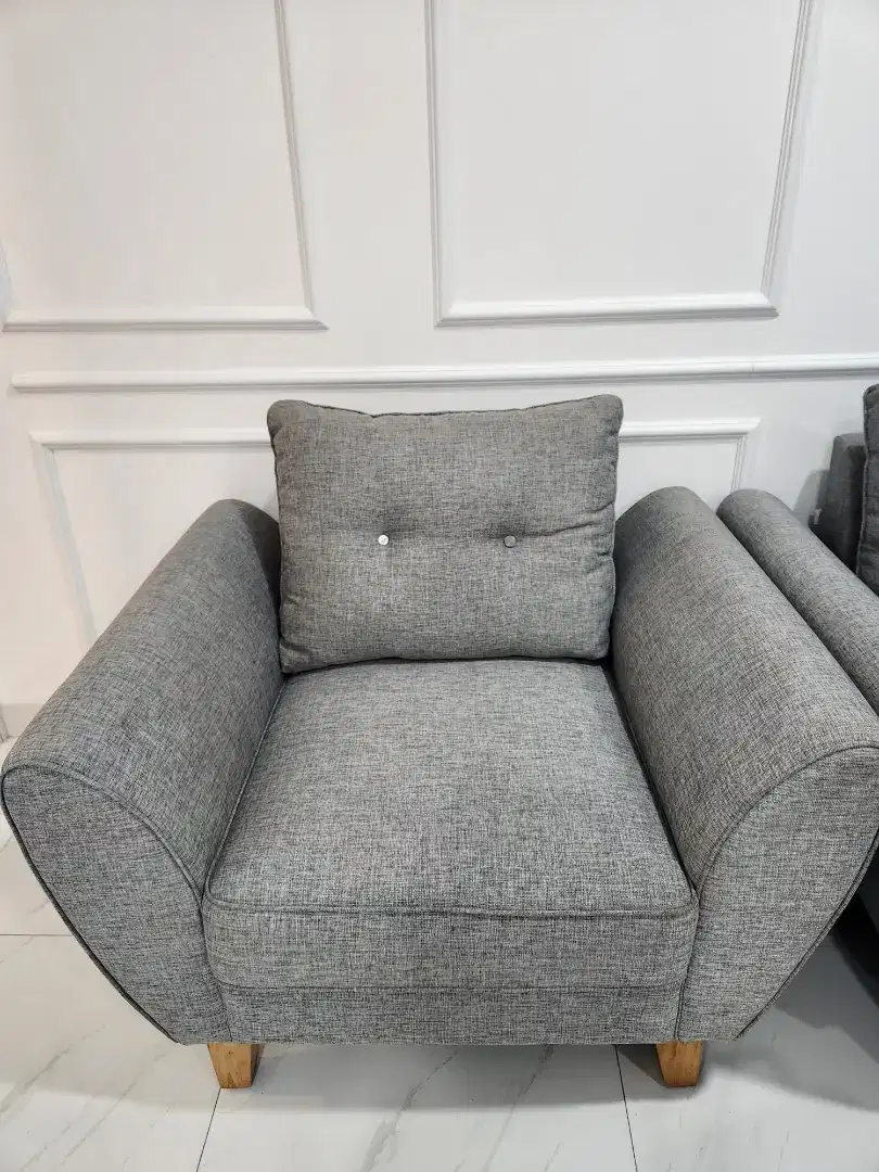 Sofa Set Abu2 2 single 1 dan 3 seat