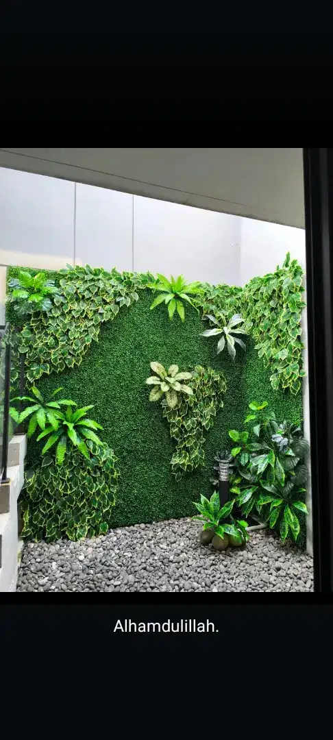Dekorasi dinding vertikal garden