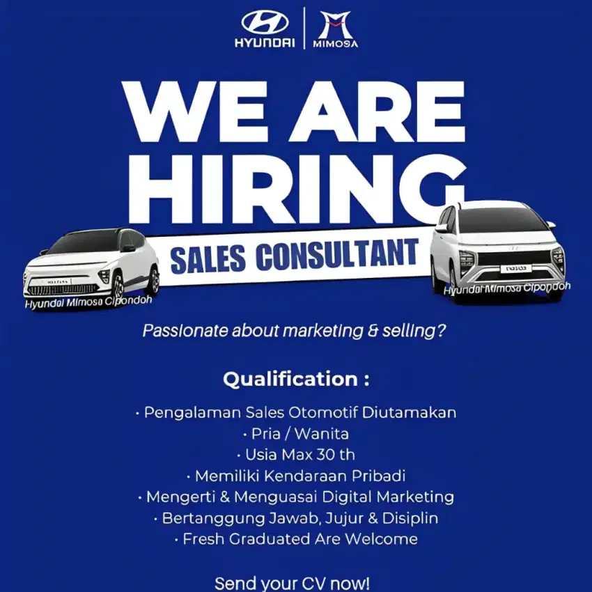 LOWONGAN KERJA MARKETING OTOMOTIF