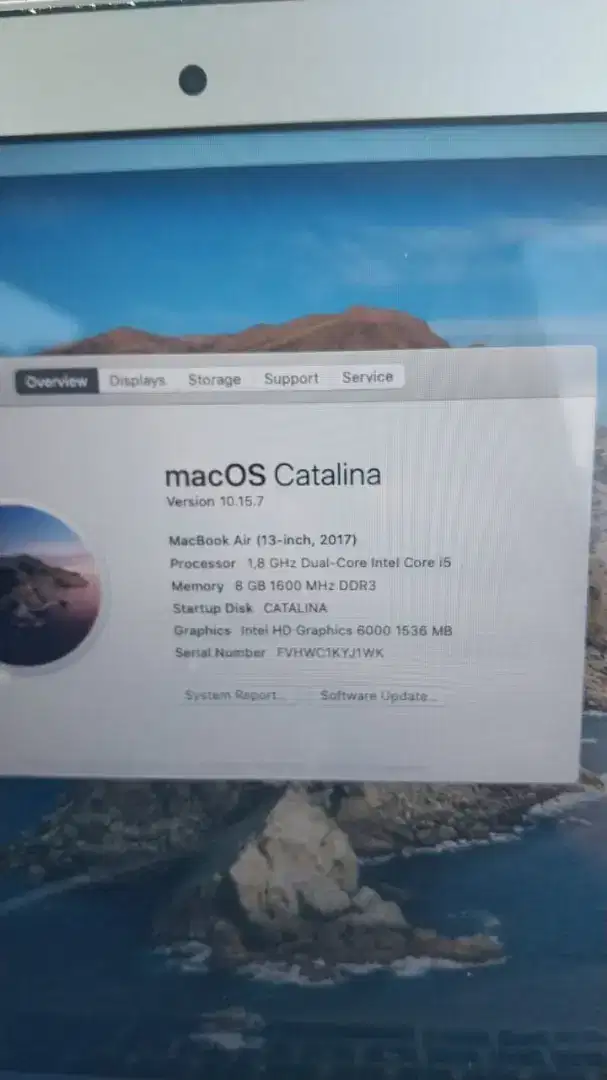 Macbook air 2017 ram 8