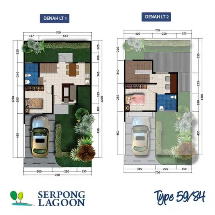 TURUN HARGA BUC NEGO SAMPAI DEAL !! RUMAH TIPE 59/84 DI SERPONG LAGOON