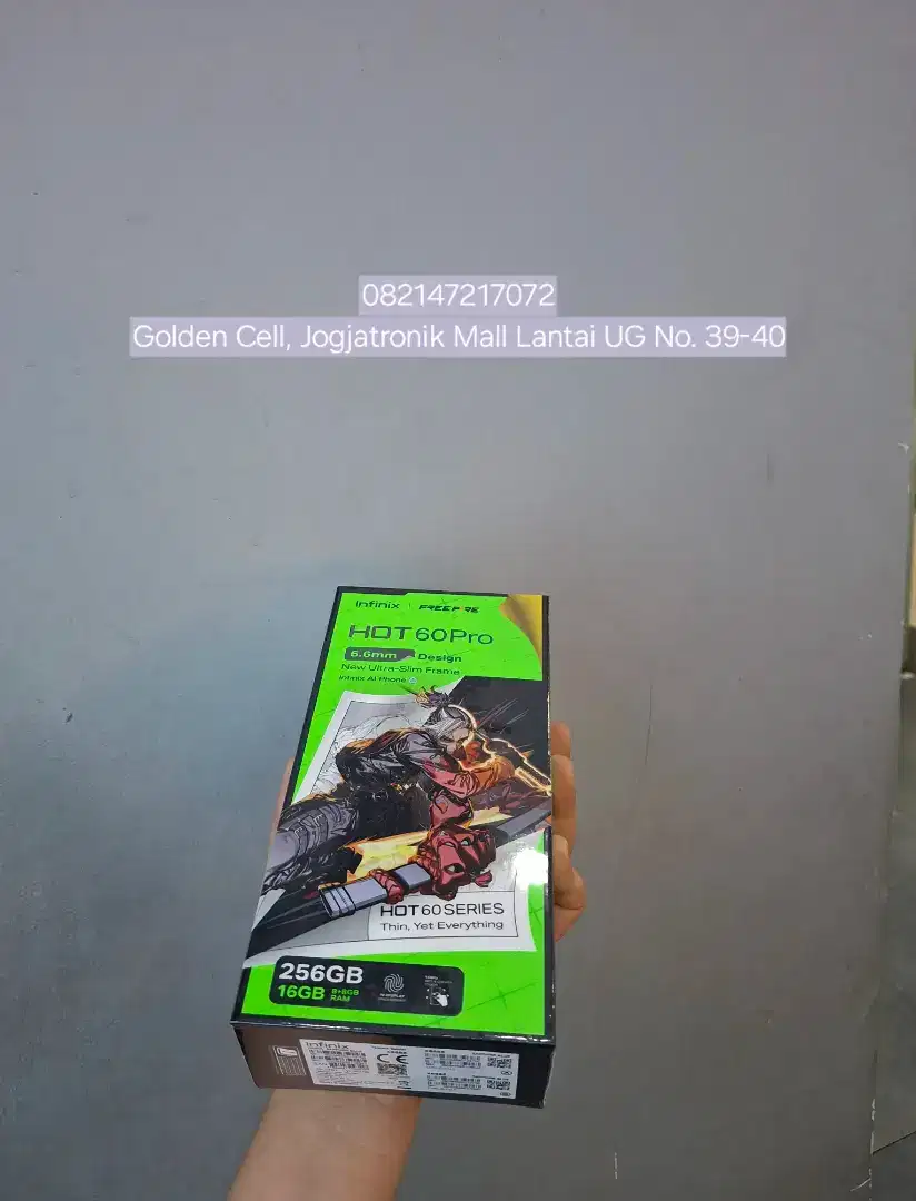 INFINIX HOT 60 PRO 8/256 GB BARANG BARU, GARANSI RESMI, SPEK GAHAR