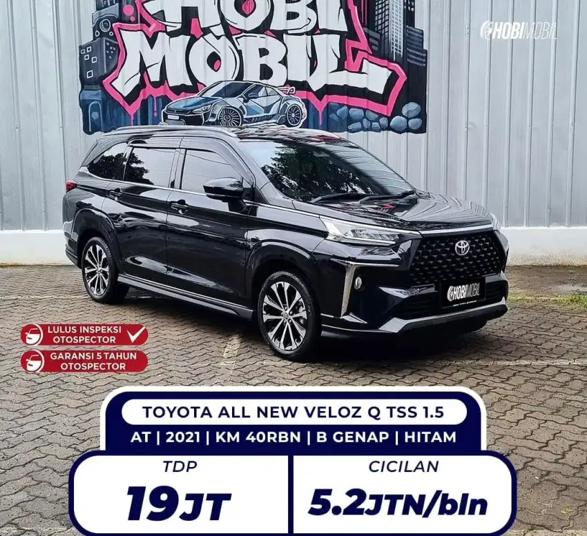 Unit : All New Veloz Q TSS 1.5 AT Pmk 2022