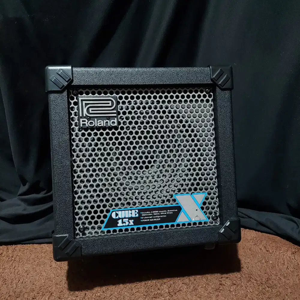 Ampli Gitar Roland CUBE 15X Sound Speaker Guitar Amplifier Amp 15 X