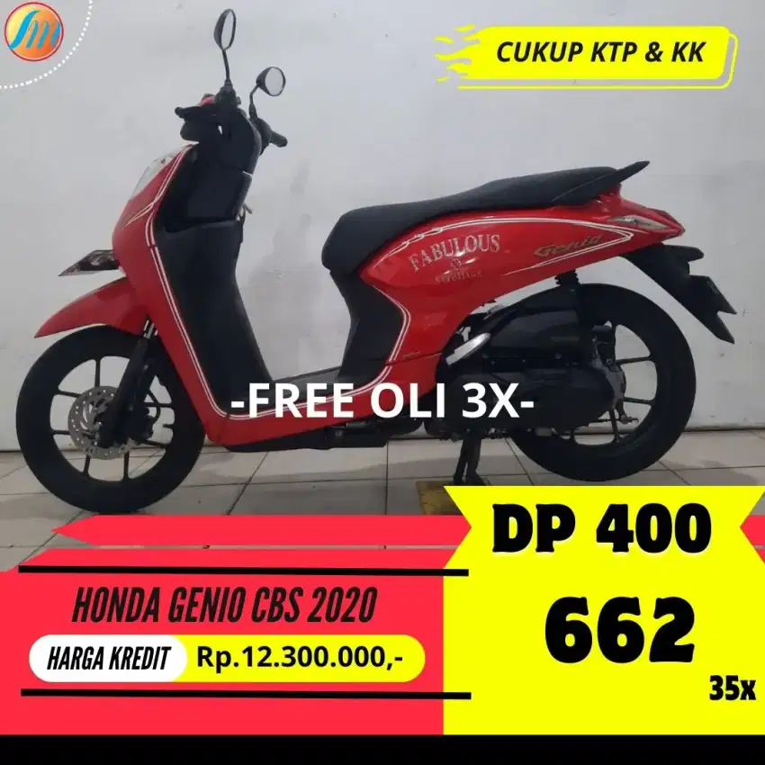 DP CUMA 400RIBU HONDA GENIO CBS 2020 ANGSURAN SANGAT RINGAN BERGARANSI