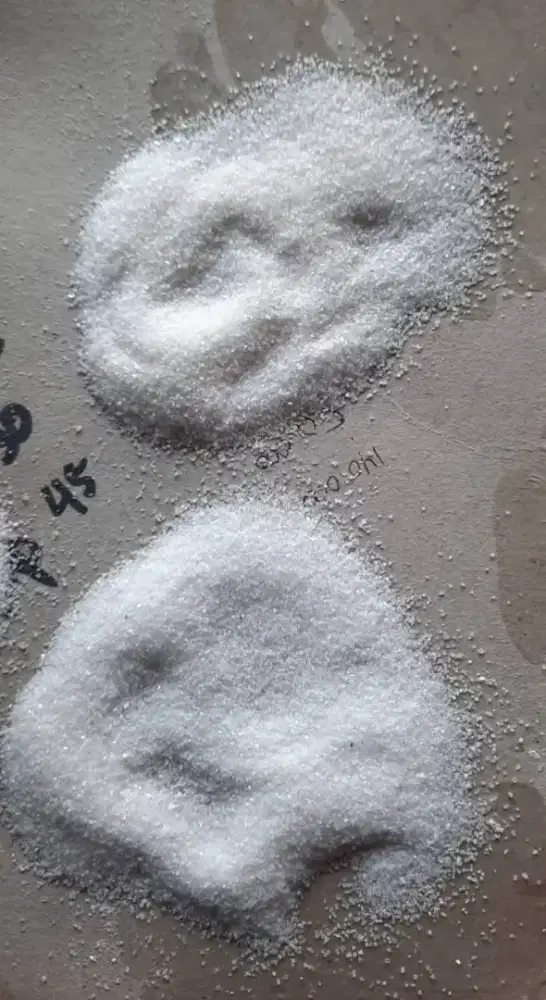 Pasir silica putih kristal Dan Powder