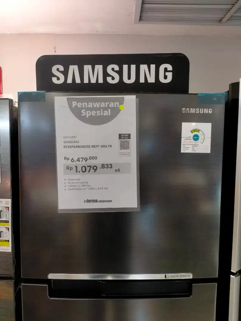 KULKAS SAMSUNG CICILAN 0% TANPA DP TANPA SURVEY