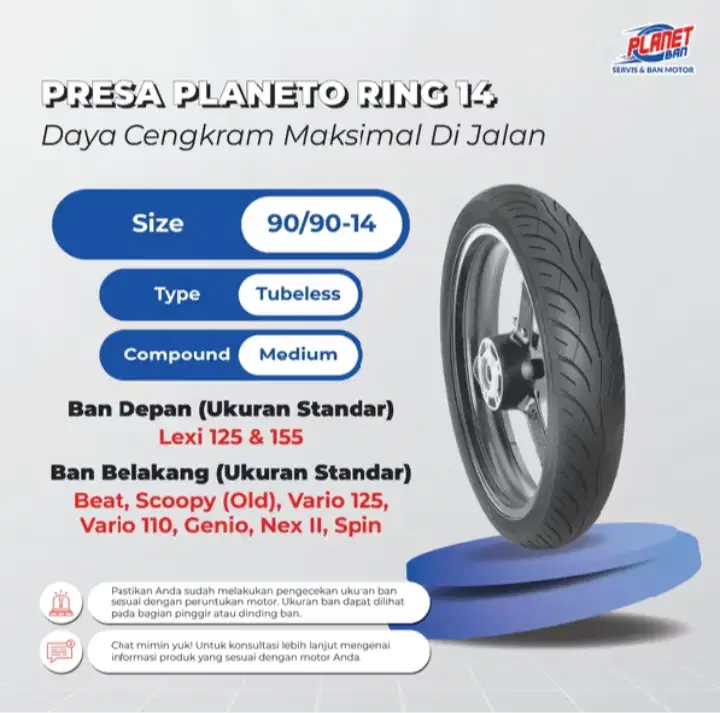 DIJUAL BAN BELAKANG SEPEDA MOTOR