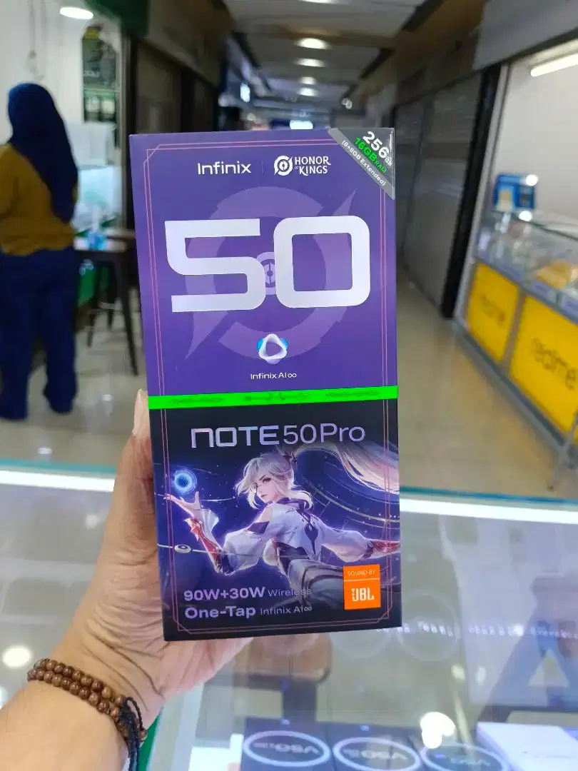Infiniz Note 50 Pro 8/256 Black BNOB(Brand New Open Box)Garansi Resmi