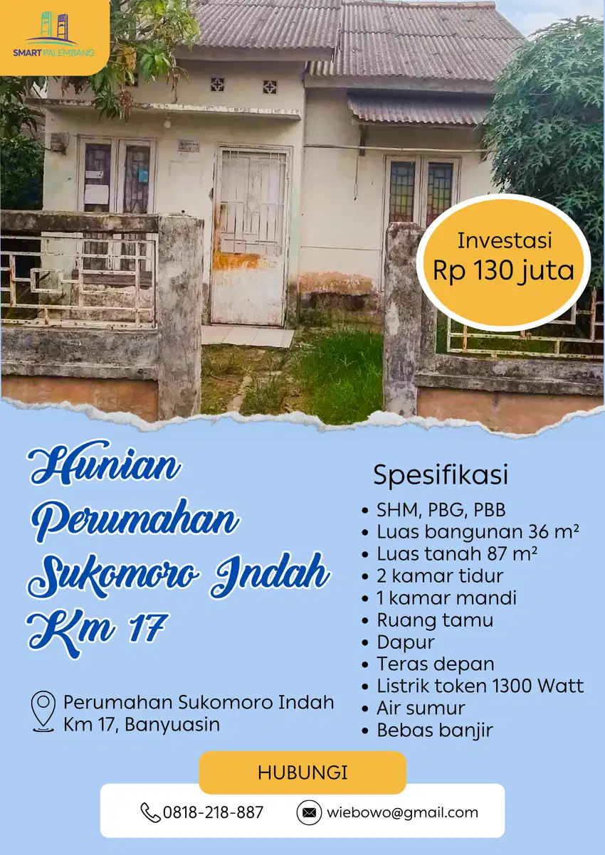 Hunian Perumahan Sukomoro Indah Km 17