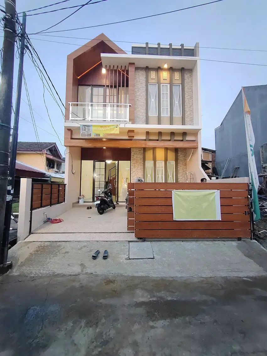 Rumah baru modern dilokasi strategis harga terjangkau