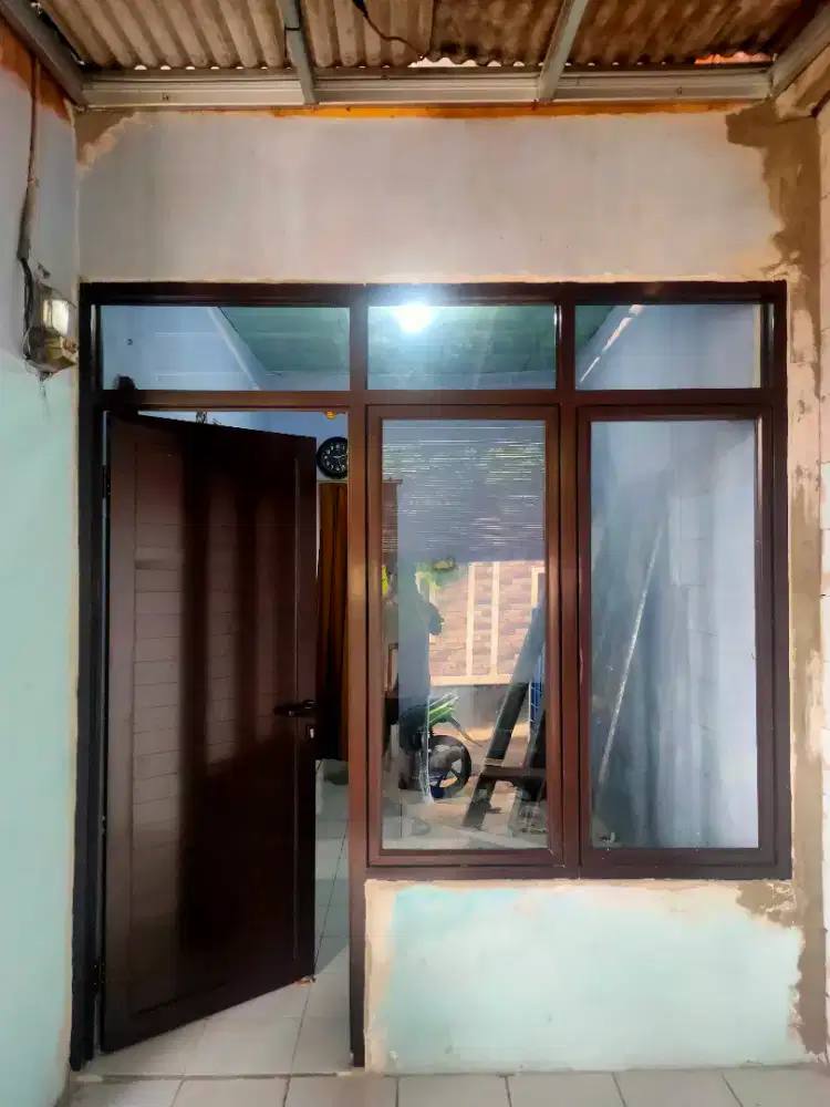 Jendela kaca frame alumunium