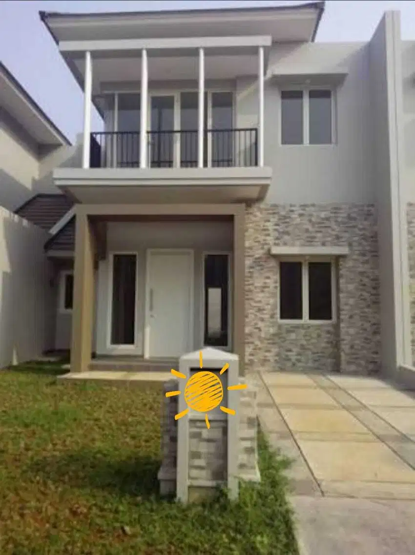 Jual rumah Suvarna Sutera cluster Mahoni 2 lantai 8x20