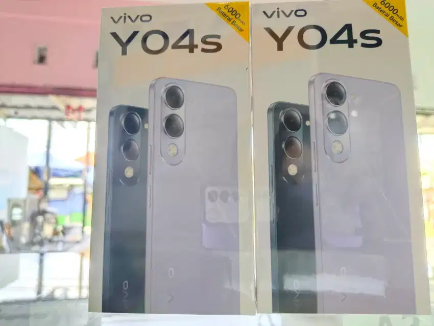 Vivo Y04s 4+4/64GB batrei 6000mAh garansi resmi