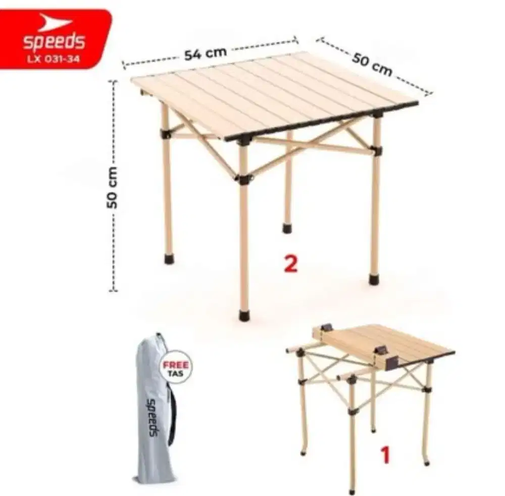 Meja Lipat Besi Outdoor Speeds 031-34