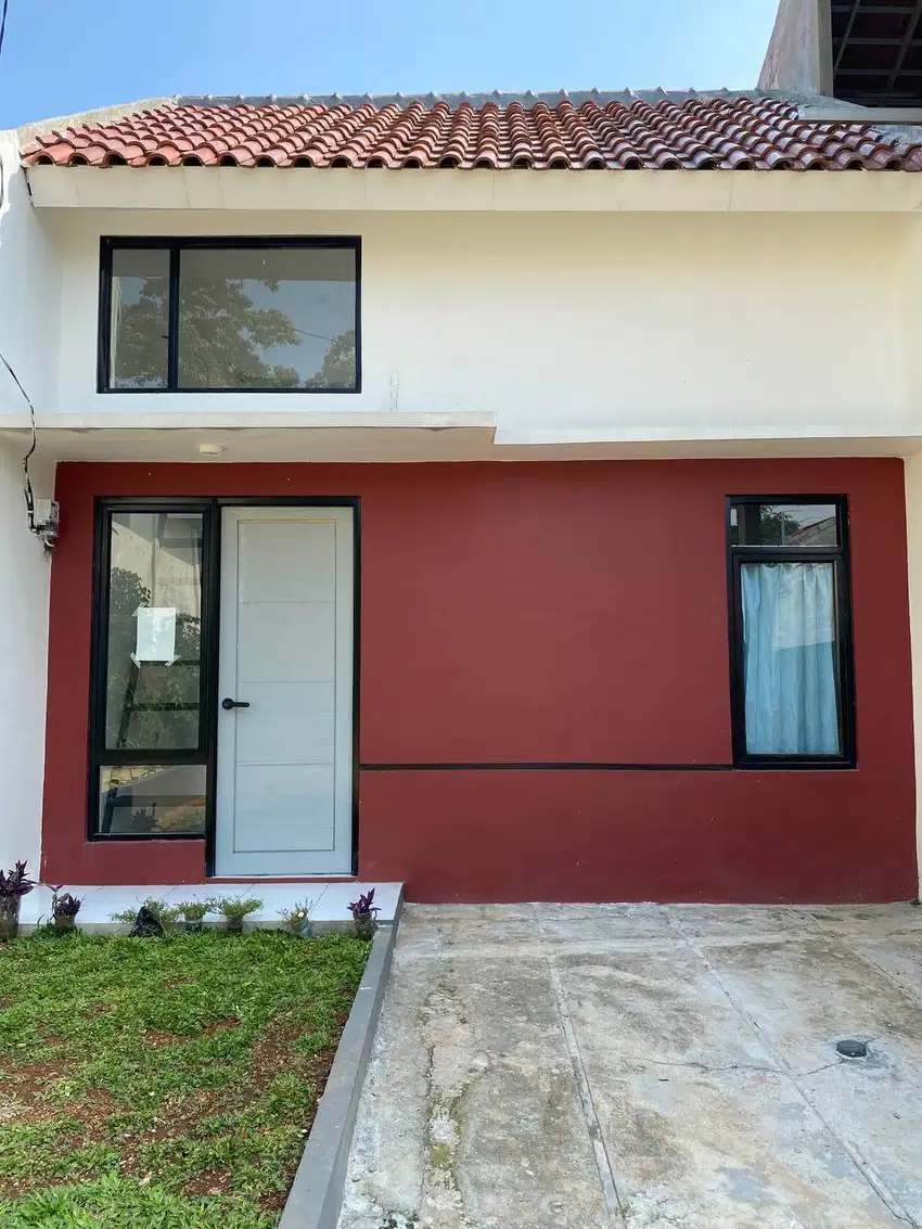 Rumah muslim mezzanin 2 kamar tidur deket stasiun depok harga 250jtan.