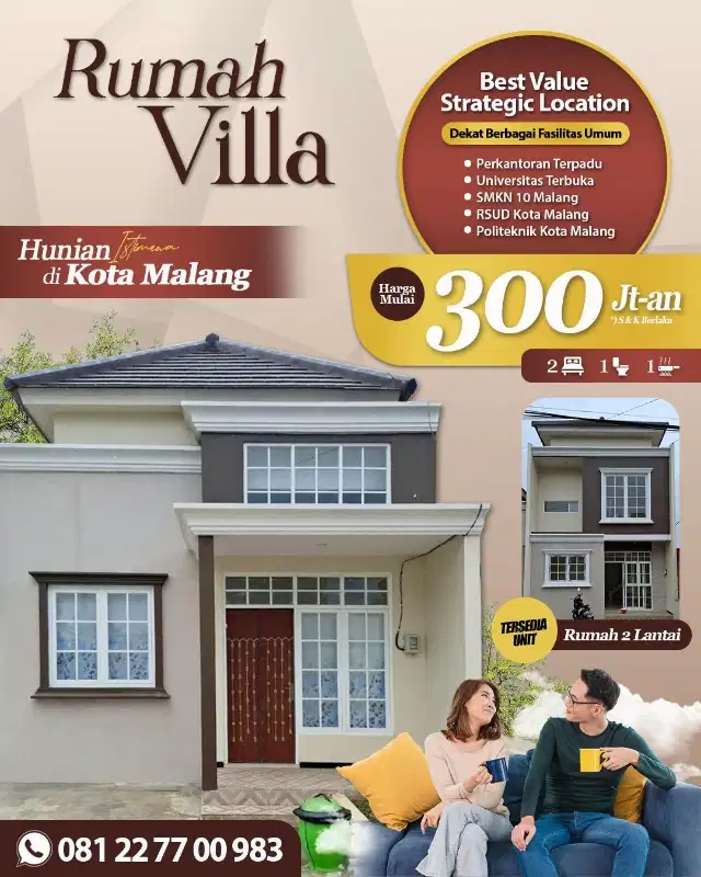 RUMAH MURAH VIEW KEREN KOTA MALANG