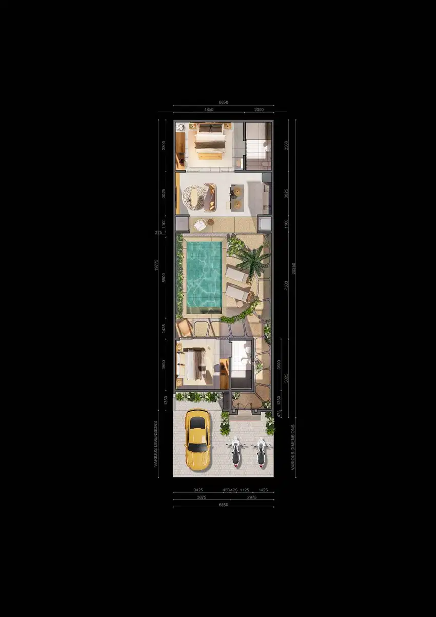 For Rent Leasehold Brand New Villa 2 BR At Gunung Salak Seminyak