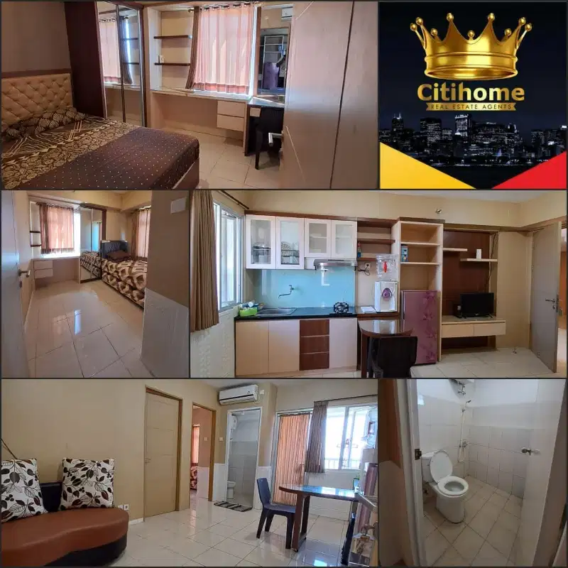 Disewakan BULANAN 2BR Apartemen educity Citihome
