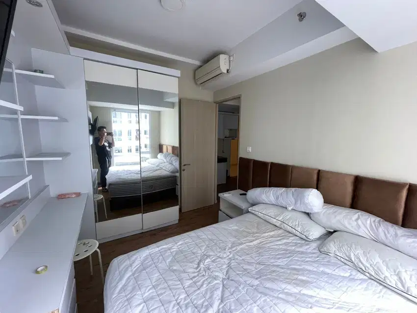 DISEWAKAN APARTEMEN TOKY RIVERSIDE 2BR uk 36M2 FULL FURNISHED 35jt/th