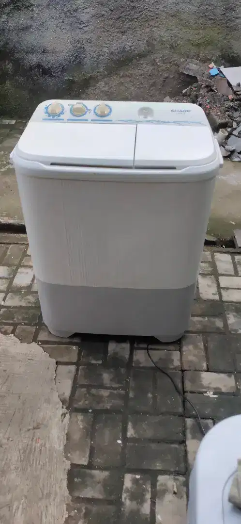 mesin cuci sharp 2 tabung