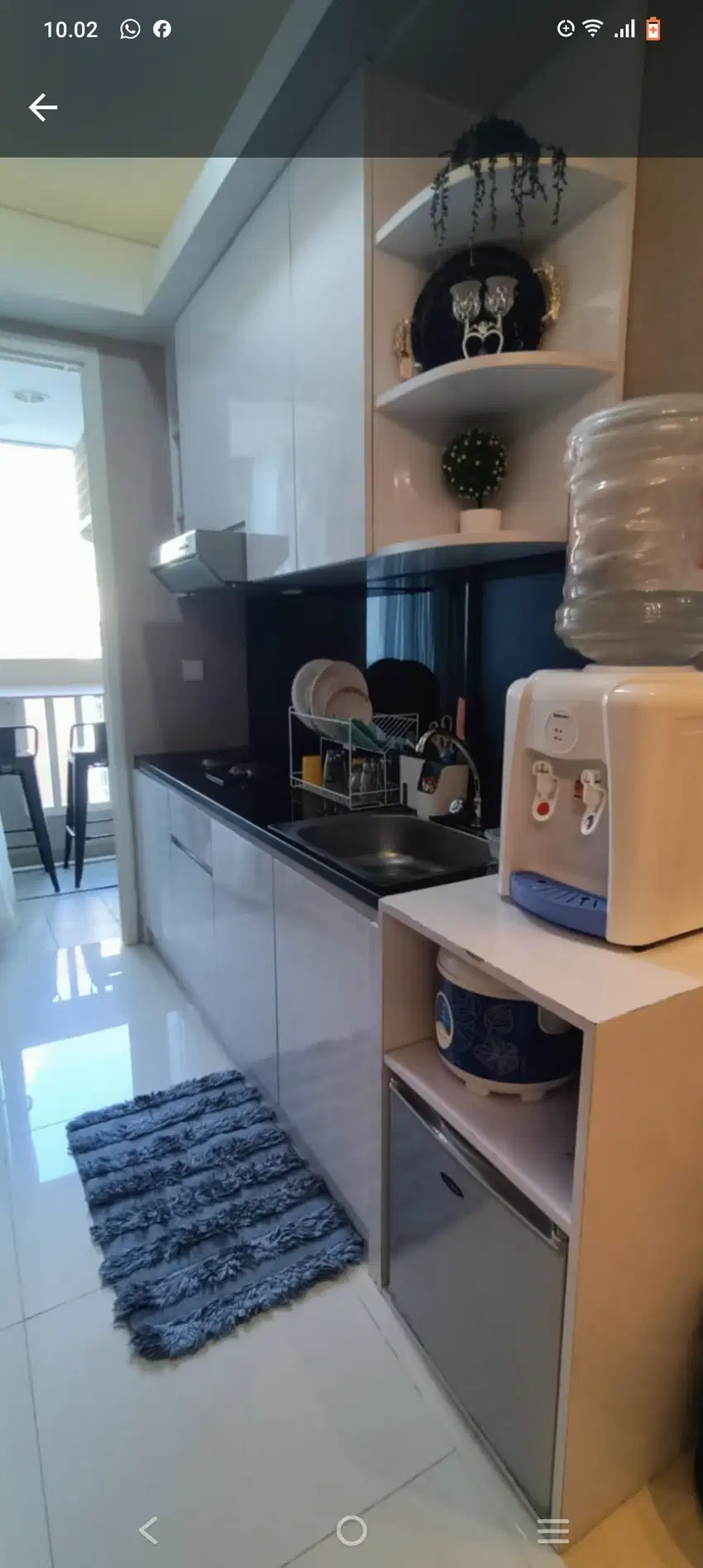 Di sewakan Apartemen mewah Borneo bay view pantai 1 kmr
